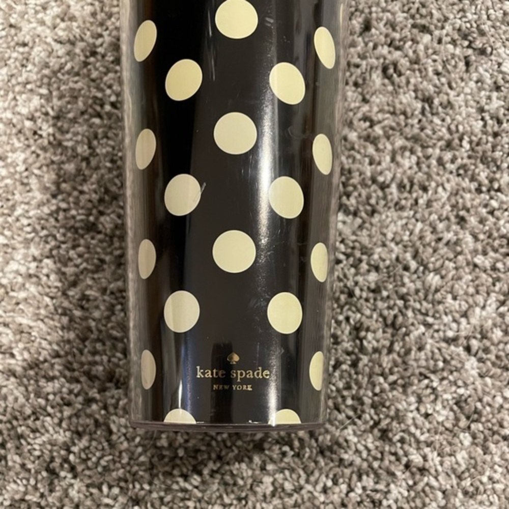 Kate Spade New York Insulated Plastic Tumbler with Reusable Straw
